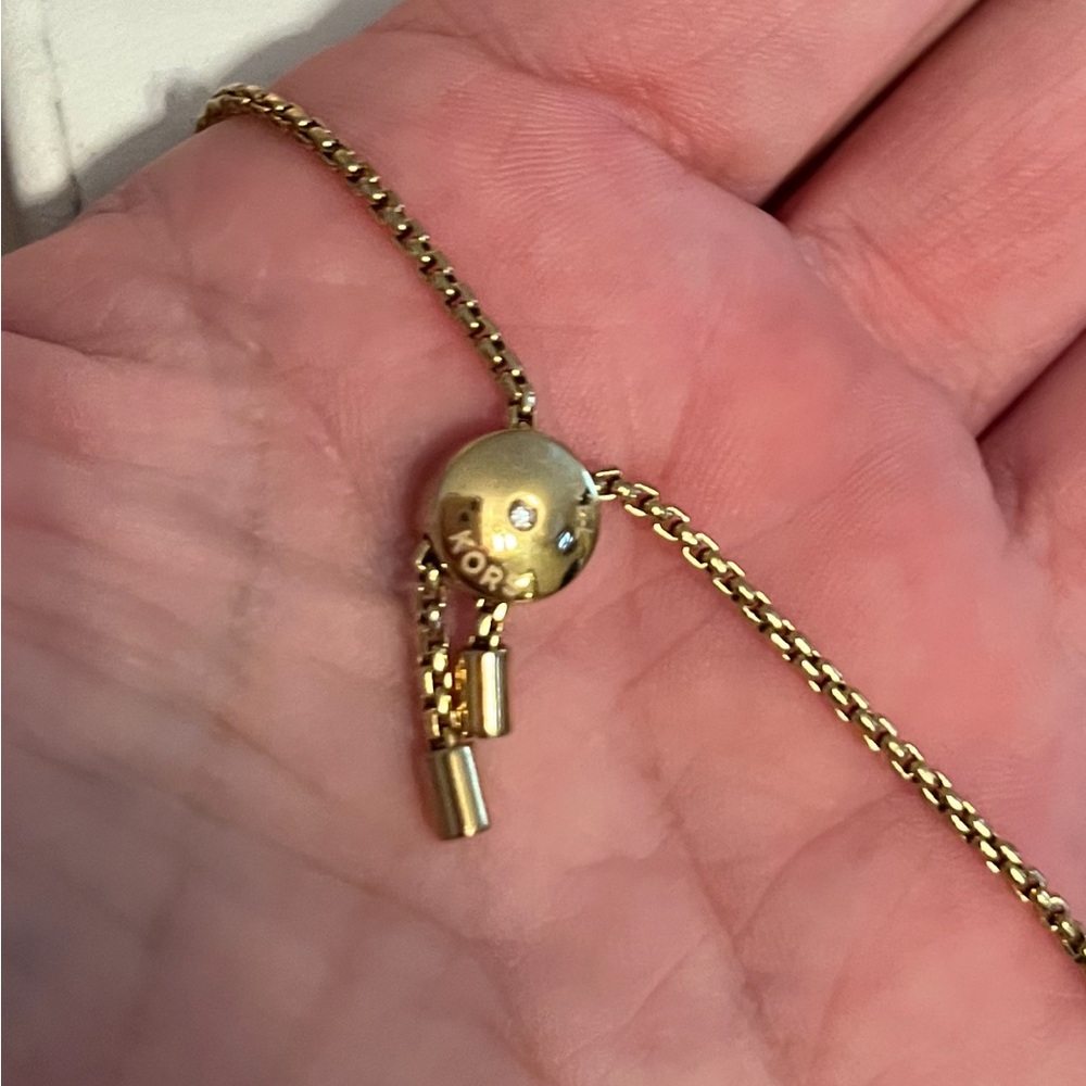 Michael Kors Tortoise and Gold-tone Maritime Link Bracelet (only) - Picture 4 of 11